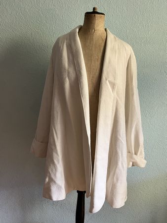 Veste en lin brut vintage 90 ´s 